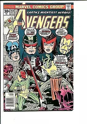 Buy Avengers 154 Nm-  Kirby Perez 1976 • 14.48£