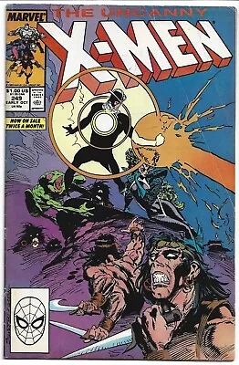 Buy Uncanny X-Men #249, 1989, Marvel Comic • 2.50£