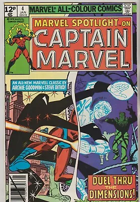 Buy *** Marvel Comics Marvel Spotlight #4 Captain Marvel F+ *** • 3£