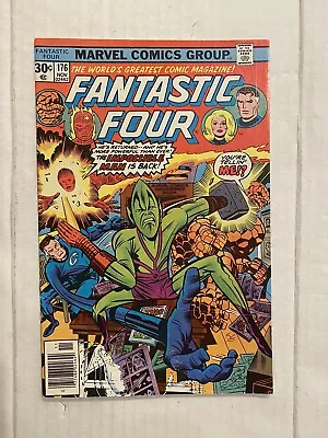 Buy Fantastic Four #176  Marvel 1976 R. Thomas  Impossible Man Newsstand • 13.53£