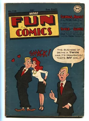 Buy MORE FUN COMICS #110 1947-Golden-Age Comic Book- Dover & Clover VG • 153.18£