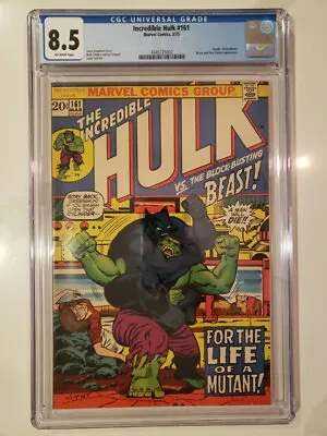 Buy Incredible Hulk 161 CGC 8.5 Ow Pages Marvel Comics 1973 • 79.26£