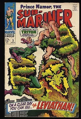 Buy Sub-Mariner #3 FN/VF 7.0 Guest-starring Triton! Marvel 1968 • 31.07£