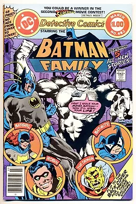 Buy DETECTIVE COMICS #482 F/VF, Giant, Jim Starlin, DC 1979 • 15.89£