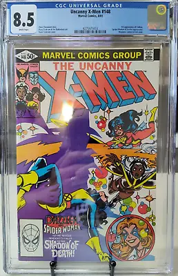 Buy The Uncanny X-Men #148 CGC 8.5 Marvel 1981 1st App. Of Caliban • 31.59£