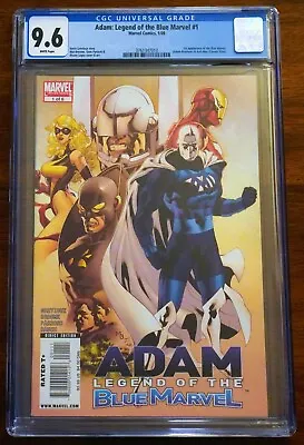 Buy Adam Legend Of The Blue Marvel #1 2009 1st Appearance Of The Blue Marvel CGC 9.6 • 433.59£
