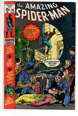 Buy Amazing Spider-man #96 (1971) - Grade 6.0 - 1st Not Approved By Comics Code! • 96.07£
