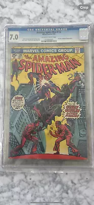 Buy Amazing Spiderman 136 Cgc 7.0 1974 1st Harry Osborn As Green Goblin • 79£