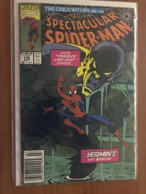Buy Spectacular Spider-Man 178 1st Dr. Ashley Kafka Queen Goblin 1991 Newsstand • 3.95£