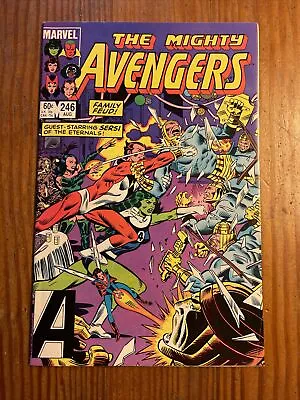 Buy Avengers #246 FN  1st Appearance Of Maria Rambeau Key Marvel MCU • 12.03£