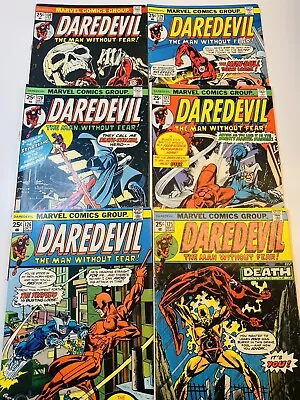 Buy Daredevil #125, 126, 127, 128, 129, 130 LOT Vol 1 1975 - 1976 1ST PRINT • 31.97£