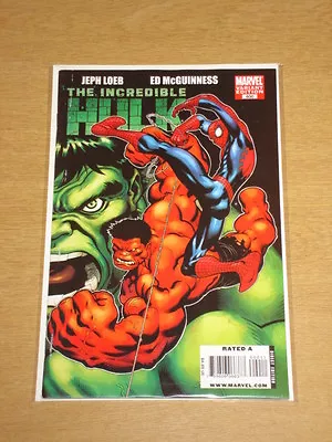 Buy Hulk #600 Marvel  Variant Red Hulk Spiderman September 2009 • 3.99£