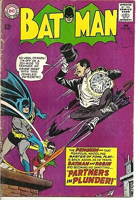 Buy BATMAN No.169 Silver Age Comic Feb.1965  2nd. S.A. Appearance Of The  PENGUIN  • 70£