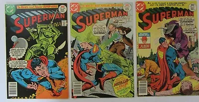 Buy Superman 3 Issue Lot #309 310 & 311 FN/VF  DC Comics • 20.10£