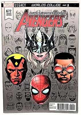 Buy AVENGERS #672 Mike McKone Legacy Headshot Variant Cover Marvel Comics MCU • 3.19£