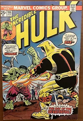 Buy Incredible Hulk #186 - 1st Appearance Devastator! (Marvel 1975) • 19.99£