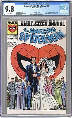 Buy Amazing Spider-Man Annual #21A Direct CGC 9.8 1987 4046255021 • 127.92£