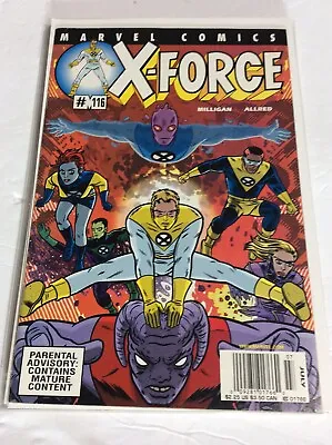 Buy X-FORCE #116 (2001, Marvel) 1st Appearance Doop And X-Statix NEWSSTAND Edition • 26.88£