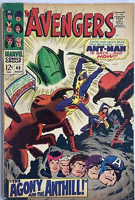 Buy The Avengers #46 November 1967 Return Of Ant-Man “The Agony And The Anthill!” • 39.99£