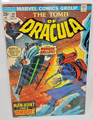 Buy Tomb Of Dracula #20 Doctor Sun & Lucas Brand Appearance *1974* 8.0 • 23.92£