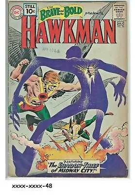 Buy Brave And The Bold #36, Hawkman © July 1961, DC Comics • 72.28£