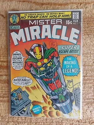 Buy Mister Miracle #1 1st Appearance Mister Miracle Jack Kirby DC Comics VG+ • 75£