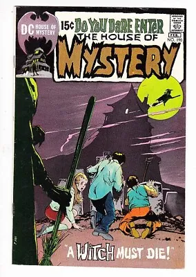 Buy HOUSE OF MYSTERY #190 - 1971 - Neal Adams Cover, Alex Toth, Sergio Aragones • 79.95£