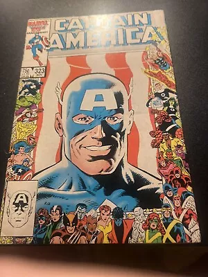 Buy Captain America #323 (Marvel Comics 1986) US Agent F Grade • 23.79£