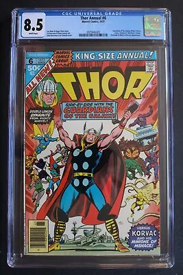 Buy THOR ANNUAL #6 Early GUARDIANS OF THE GALAXY 1977 2nd Appearance KORVAC CGC 8.5 • 70.45£
