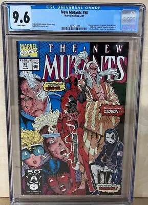 Buy New Mutants #98 CGC 9.6 Marvel White Pages • 257.50£