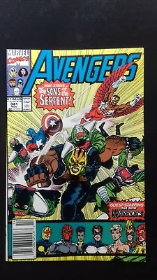 Buy AVENGERS #341  ( 1991  Marvel Comics )   NEW WARRIORS     VFn+  (8.5) • 3.99£