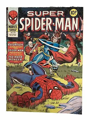 Buy SUPER SPIDER-MAN Comic  No 272 Date 26/04/1978 - Marvel Comic Vintage Comic • 4.99£