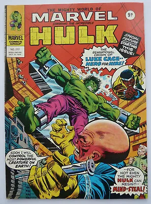 Buy Mighty World Of Marvel #212 - Hulk - Marvel UK Comic - 20 October 1976 F/VF 7.0 • 5.99£
