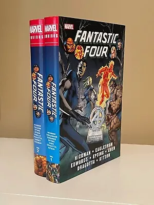 Buy Fantastic Four By Jonathan Hickman Omnibus #1 (Davis 1st Issue) & 2 (DM VAR) • 120.43£