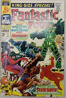 Buy Fantastic Four King Size Annual #5 Marvel 1967 Comic Book 1st Psycho-Man MCU • 78.87£
