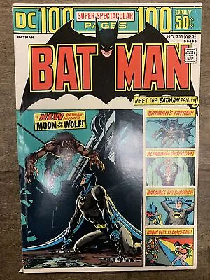 Buy Batman #255 (DC, 1974) 1st Anthony Lupus Neal Adams FN • 38.54£
