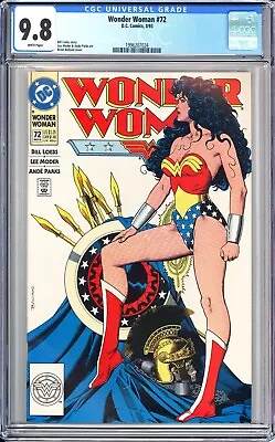 Buy WONDER WOMAN #72 CGC 9.8 CLASSIC BRIAN BOLLAND Cover DC Comics • 518.89£