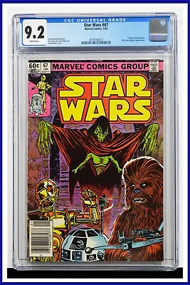 Buy Star Wars #67 CGC Graded 9.2 Marvel January 1983 Newsstand Edition Comic Book. • 82.04£