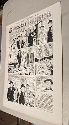 Buy Original Comic Art Dick Tracy  Minit Mystery  1954 • 138.29£