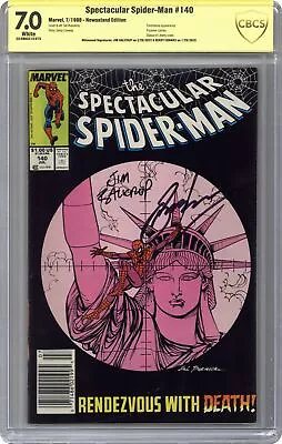 Buy Spectacular Spider-Man Peter Parker #140 CBCS 7.0 Newsstand SS 1988 • 119.93£