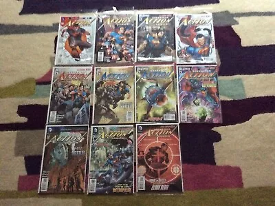 Buy Action Comics #0 1 2 2 Variant 3 4 5 6 7 8 10 Lot Grant Morridon • 14.95£