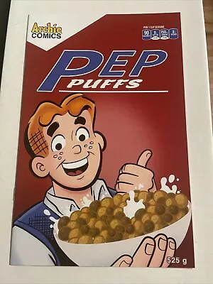 Buy Archie's & Friends All Action Pep Puffs Cereal Variant. Stadium Exclusive VF/NM • 7.88£