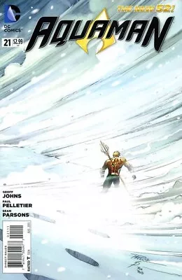 Buy Aquaman (7th Series) #21 NM 9.4 2013  Paul Pelletier Cover • 2.76£
