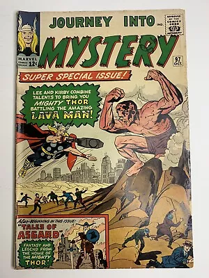 Buy Journey Into Mystery #97 Thor 1st Appearance Of Surtur Key Marvel Silver Age • 71.49£