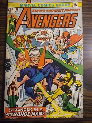 Buy The Avengers #138 1975 The Stranger Gets Weird. Book Has Wrinkles.  • 5.63£