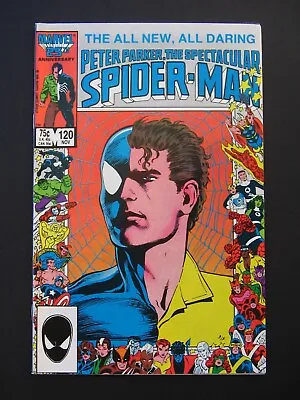 Buy Spectacular Spider-man #120 NM- 1986 25th Anniv Frame Art High Grade Marvel • 9.52£
