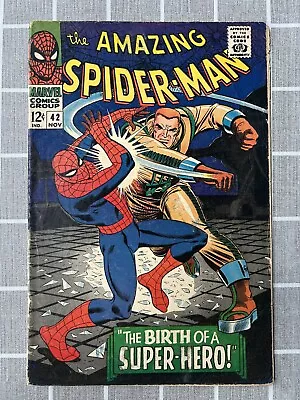 Buy The Amazing Spider-Man #42, 3rd App Of Mary Jane Watson! Fine+ Condition • 139.92£
