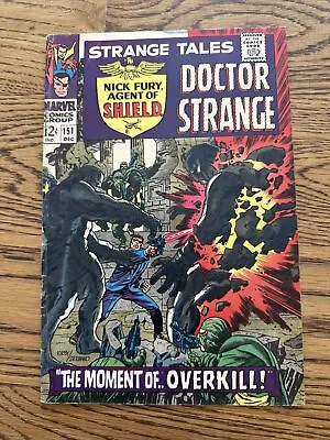 Buy Strange Tales #151 (Marvel Comics 1966) Key Jim Steranko’s 1st Work For Marvel! • 19.18£