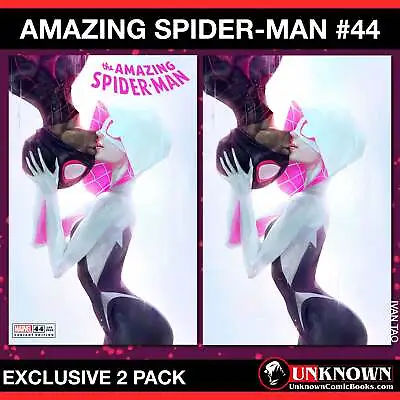 Buy [2 Pack] Amazing Spider-man 44 Unknown Comics Ivan Tao Exclusive Var [gw] (02/28 • 23.75£