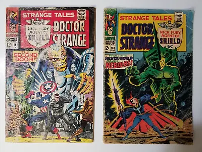 Buy Strange Tales 161 And 162 Silver Age Doctor Strange Nick Fury Marvel Comics 1967 • 13.37£